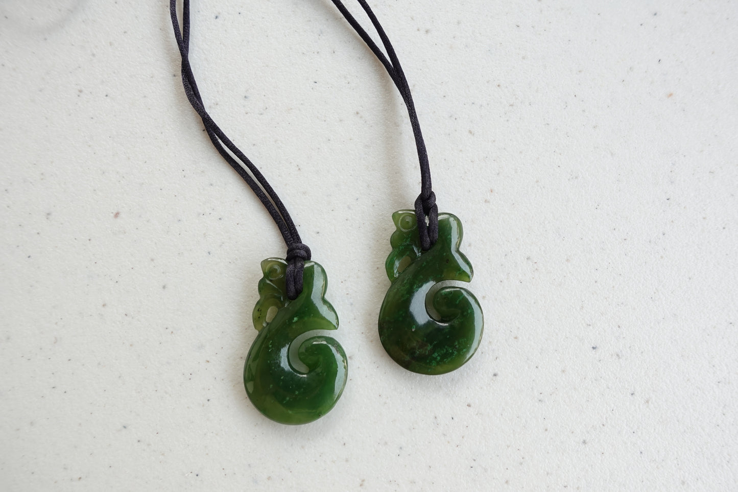 Hand carved Jade pendant - Canadian Nephrite Jade